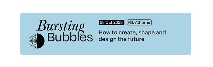Bursting Bubbles – How to create, shape and design the future logo
